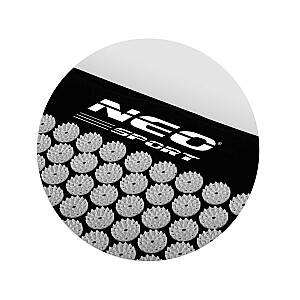 Акупрессурный коврик с шипами Neo-Sport NS-901 черно-серый