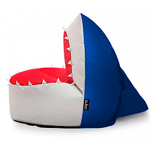 Qubo™ Shark Silver POP FIT sēžammaiss pufs