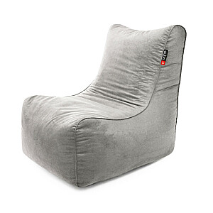 Qubo™ NEW22 BURMA Silver VELVET FIT пуф кресло-мешок