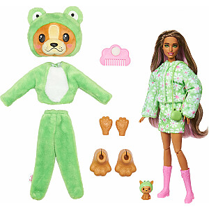 Кукла Барби Mattel Cutie Reveal Frog Dog Series Костюмы животных HRK24