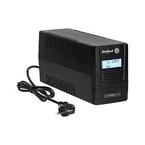 UPS Rebel Nanopower Plus 650 | Bezsaistē | Sine| 650VA | 360 W | LCD | USB