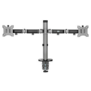 Iebūvēta svira diviem Deluxe Ergo Office monitoriem, maks. 17-32 collas. 9kg, ER-449