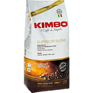 Kafijas pupiņas Kimbo Espresso Bar Superior Blend pupiņās 1 kg