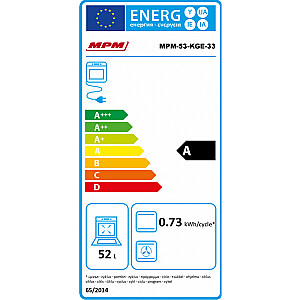 Gāzes-elektriskā plīts MPM-53-KGE-33