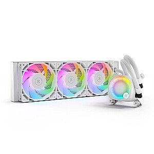 Водоблоки EK EK-Nucleus AIO CR360 Lux D-RGB с полным водяным охлаждением — белые