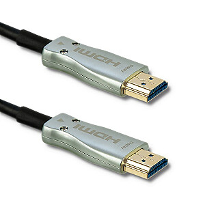 Qoltec 50473 HDMI v.2.0 A vīrieša kabelis | Vīrietis | AOC | 10 m