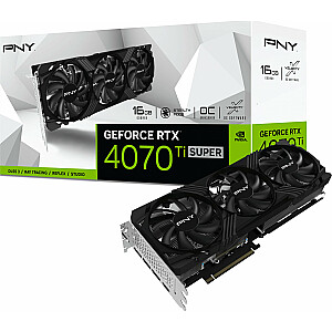 Видеокарта PNY GeForce RTX 4070 Ti SUPER Verto OC 16 ГБ GDDR6X (VCG4070TS16TFXPB1-O)