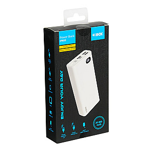 IBOX POWER BANK PB20 20 000 MAH BAROŠANAS APGĀDE