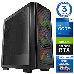 INTOP AQUA i7-14700F 16GB DDR5 1TB SSD M.2 NVME+2TB RTX3050 8GB WIN11Pro