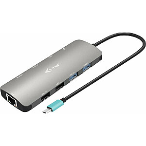 USB-C METAL NANO 2X HDMI/DOCK + PD 100W