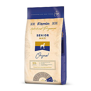 FITMIN Dog Maxi Senior - sausā suņu barība - 12 kg