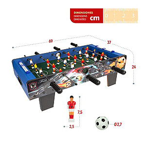 Игра настольная Деревянный настольный футбол 69x37x24cm 6+ CB43312