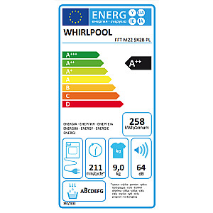 Žāvētājs Whirlpool FFT M22 9X2B PL