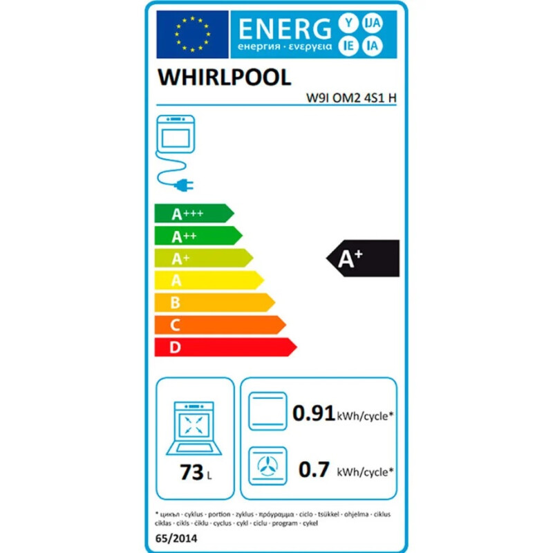 WHIRLPOOL W9I OM2 4S1H духовка