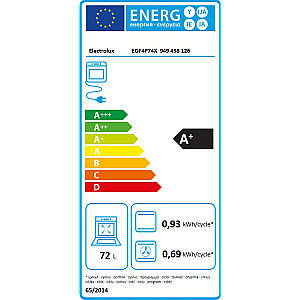 Электролюкс EOF4P56X Духовка