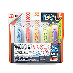 HEXBUG Интерактивная игрушка Nano Flash 5 шт