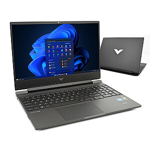 HP Victus 15 — Core i5-12500H | 15,6-144 Hz | 16 GB | 512 GB | Win11Home | RTX4050 | Sudrabs