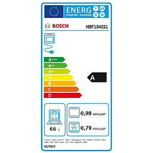 Bosch Serie 6 HBG5370B0 Духовка 71 L A Черный