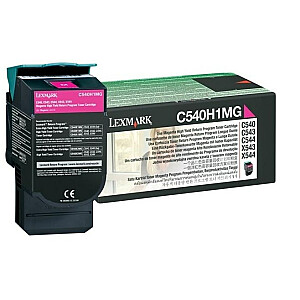 Lexmark C540H1MG tonera kasetne 1 gab. Oriģināls violets