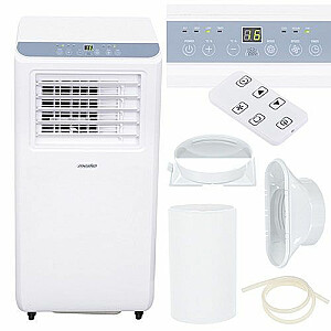 Mesko Air conditioner MS 7854 Number of speeds 2, Fan function, White, Remote control, 9000 BTU/h