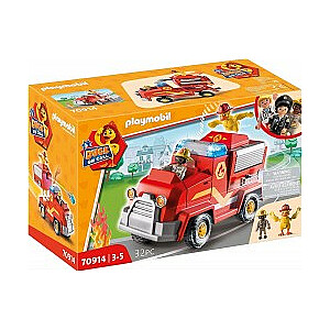 Playmobil Duck zvaniet 70914 ugunsdzēsēju mašīnai