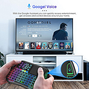 Fusion NGAGE kompakta bezvadu tastatūra ar skārienpaliktni un krāsainu apgaismojumu Android | iOS | TV | PC