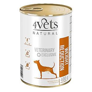 4VETS Natural Weight Reduction Dog - wet dog food - 400 g