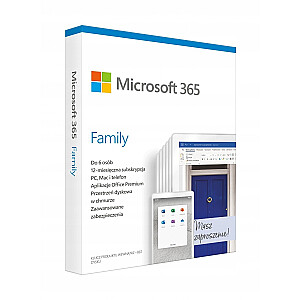 Microsoft 365 Family PL - licence uz vienu gadu