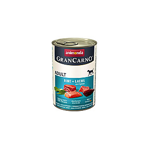 ANIMONDA Grancarno Adult с лососем и шпинатом - влажный корм для собак - 400 г