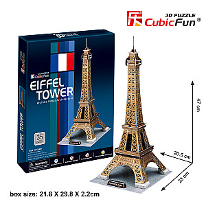Пазл CubicFun 3D Эйфелева башня
