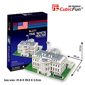 Пазл CubicFun 3D Белый дом, США