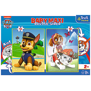 TREFL PAW PATROL Baby Maxi puzle, 10x2 gab.