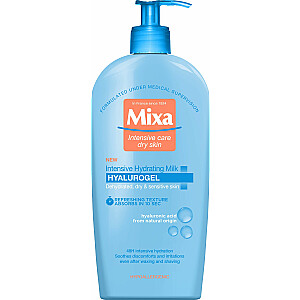 Mixa Hyalurogel интенсивно увлажняющее молочко для тела для сухой и чувствительной кожи 400мл
