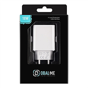 OBAL:ME Настенное зарядное устройство USB-A 18W Белый