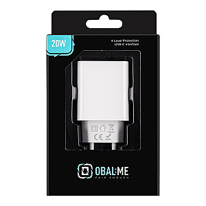 OBAL:ME Настенное зарядное устройство USB-C 20 Вт Белый