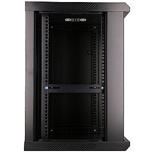 Extralink EX.7263 Rack Cabinet 12U Wall Rack Melns