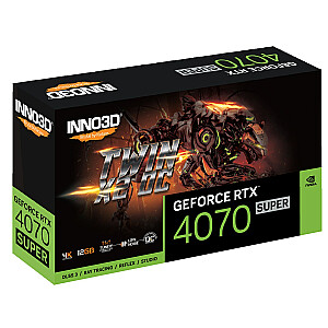 Inno3D GEFORCE RTX 4070 SUPER TWIN X2 OC NVIDIA 12 ГБ GDDR6X