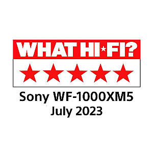 Sony WF-1000XM5 ieliekamās Bluetooth austiņas, melnas