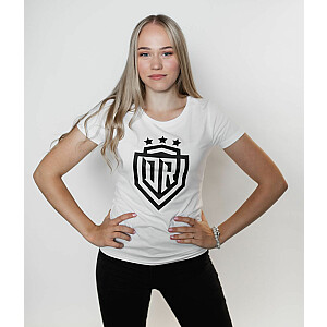 Dinamo - Women's T-SHIRT «DINAMO» WITH BLACK PRINT XS White