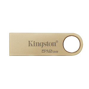 Kingston Technology DataTraveler 512 ГБ, 220 МБ/с, металлический USB 3.2 Gen 1 SE9 G3