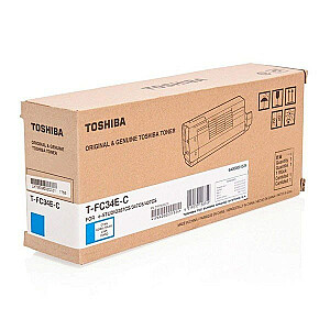 Тонер-картридж Toshiba T-FC34EC, голубой