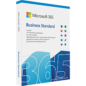 Microsoft 365 Business Standard PL - licence uz vienu gadu