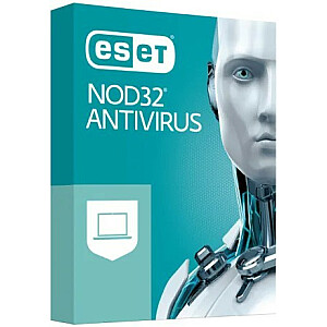 ESET NOD32 Antivirus BOX 1 - darbvirsma - viena gada licence