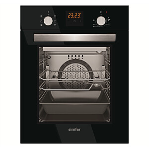 Simfer | 4207BERSP | Oven | 47 L | Multifunctional | Manual | Pop-up knobs | Width 45 cm | Black
