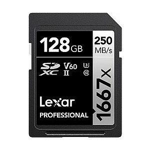 Lexar SDXC 128GB Professional 1667x UHS-II U3