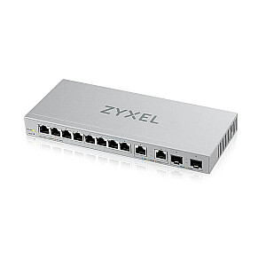 Tīkla slēdzis Zyxel XGS1210-12-ZZ0102F pārvaldīts gigabitu Ethernet (10/100/1000) pelēks