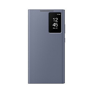 Чехол-кошелек Samsung Smart View для S24 Ультра фиолетовый