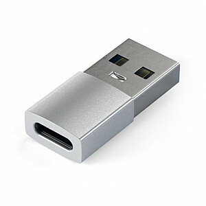Алюминиевый адаптер Satechi USB-A/USB-C (серебристый)