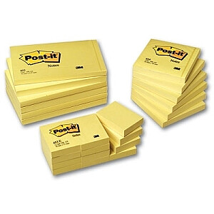 Клейкие листы POST-IT Super Sticky Bor Bora 6х90л 76х76, 3 цвета