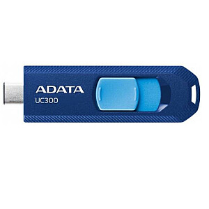 ФЛЕШ-НАКОПИТЕЛЬ ПАМЯТИ USB-C 128 ГБ/ACHO-UC300-128G-RNB/BU ADATA